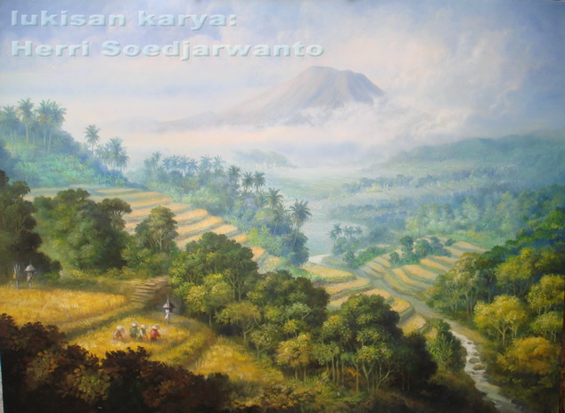 Gambar 25 Sketsa iPemandangani Alam Desa iPantaii Gunung Air 