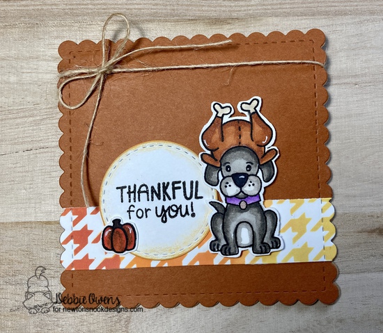 STAMPtember Exclusive stamp set by Newton's Nook--Talk Turkey to Me