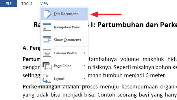 Memproteksi Dokumen Office Word 2013 Agar Tidak Bisa Diedit