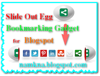 Nút Share trượt hình quả trứng cho blogspot