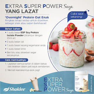 Resepi Cara Bancuh ESP Shaklee Smoothie Sedap Dengan Betul