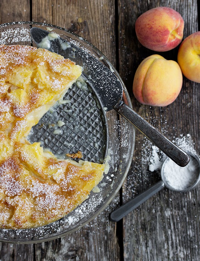 Peaches and Cream Cake