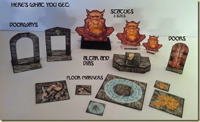 Darkfast Dungeons Props Set Two Lost Treasures 1