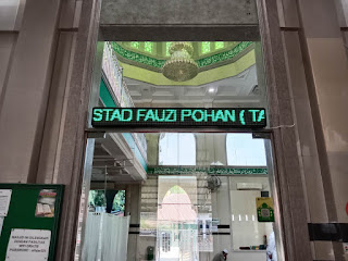 Pemasangan Running Text Di Masjid Al Fajar