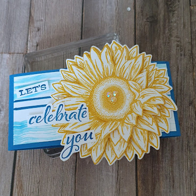 Celebrate Sunflowers stampin up fun fold card
