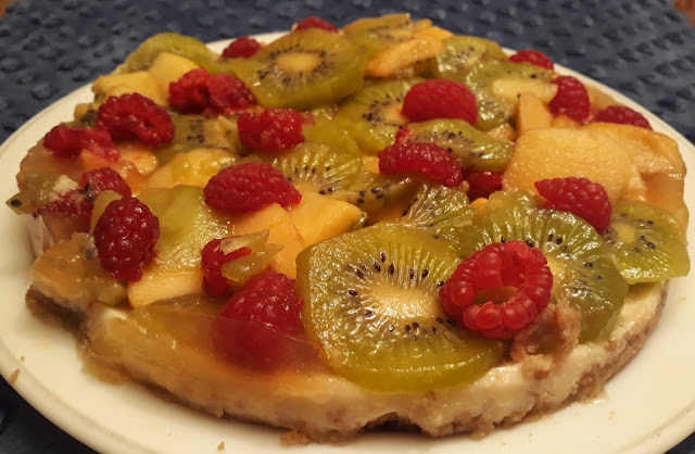 Tarta fría de frutas, sin horno