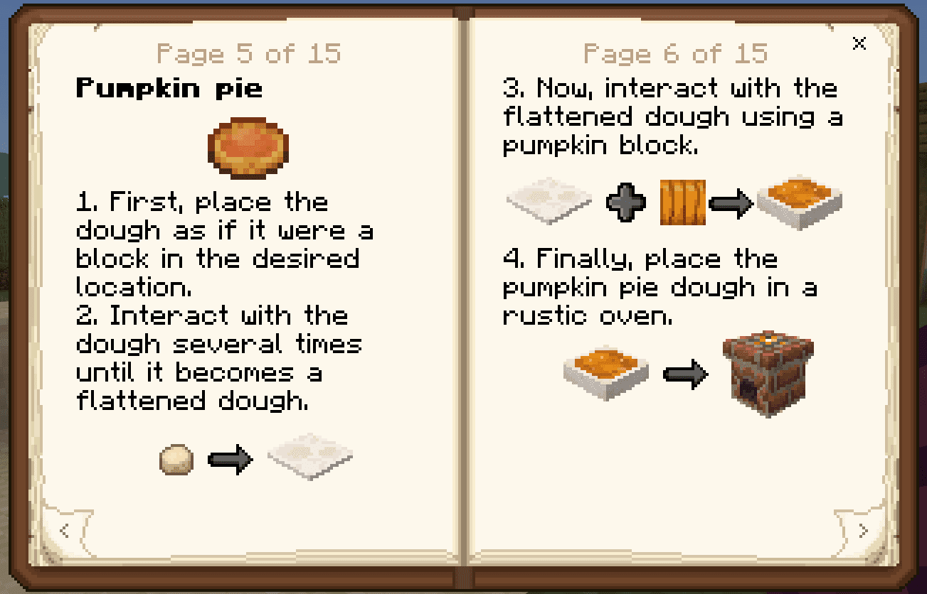 Recipe book, p. 5 - 6