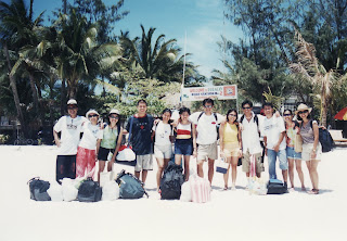 April of 2002, Boracay Escapade with USLS Yearbook 2002 Editorial board