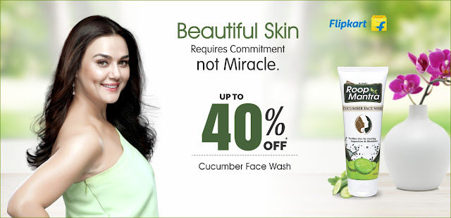 Roop Mantra Cucumber Facial Wash-Preity zinta