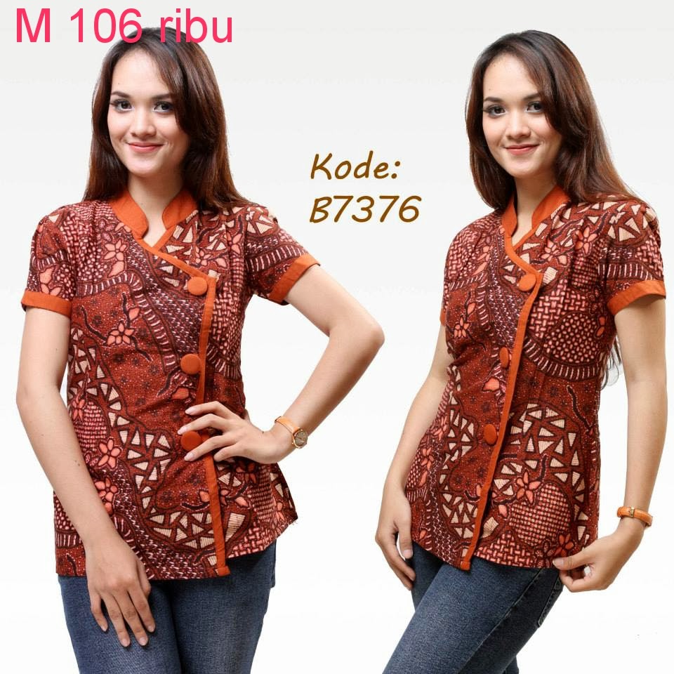  Model  Baju  Atasan  Batik  Model  Baju  Batik 