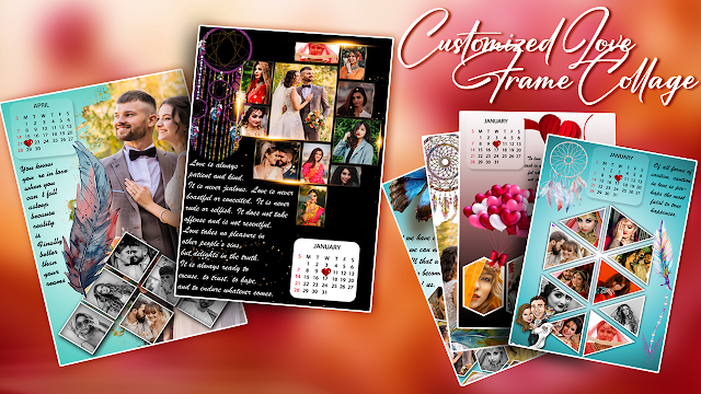 Customized Photo Collage Frames ll New Collage Design PSD ll How to Make a Photo Collage in Photoshop