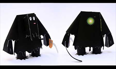 oil spill animals. BP Oil Disaster Papercraft