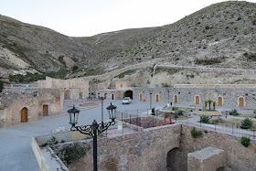 The Real de Catorce tunnel entrance, photo taken standing on the roofof our truck
