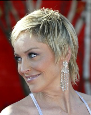 sharon stone hairstyle. haircuts: Sharon Stone