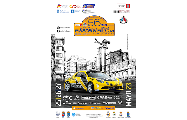 [Guía] Tramos, horarios y lista de inscritos Rallye Rías Baixas 2023