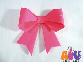 sely656 CARA MEMBUAT PITA CANTIK DARI KERTAS ORIGAMI