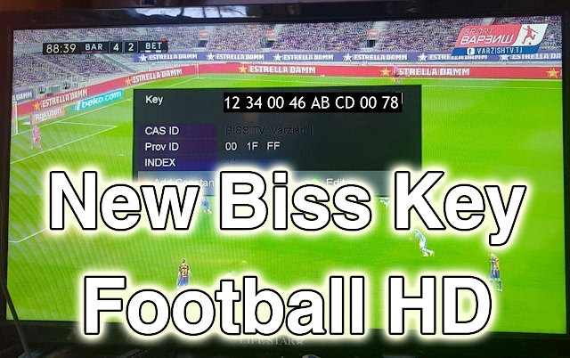 Football HD New Biss Key on Yahsat-1 at 52.5°East 2021