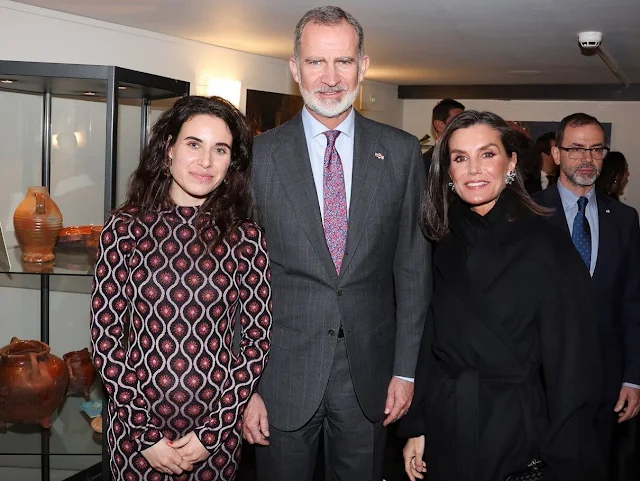 King Felipe and Queen Letizia attended a reception at the NH Collection Amsterdam Barbizon Palace Hotel