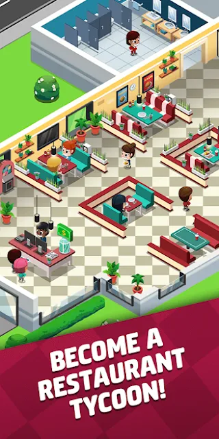 Idle Restaurant Tycoon - Build a restaurant empire