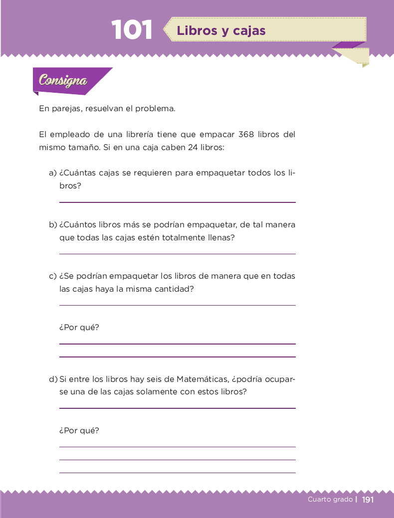 Libro De Matematicas 4 Grado Contestado Bloque V - Carles Pen