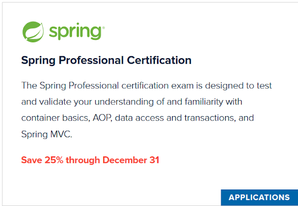 How to schedule Spring Professional Certification Exam using Voucher Online - Step by Step Guide