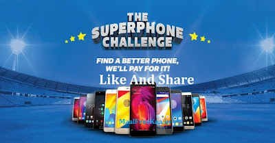 Super phone Challenge Contest Win Free Smartphone