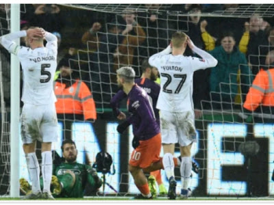Man City hit back to reach FA Cup semis after Swansea scare.sports