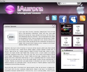 iAurora Blogger Template