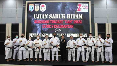 Turut Andil Majukan Karate, Pangdam XII/Tpr Terima Anugerah Sabuk Hitam (DAN 6) INKAI