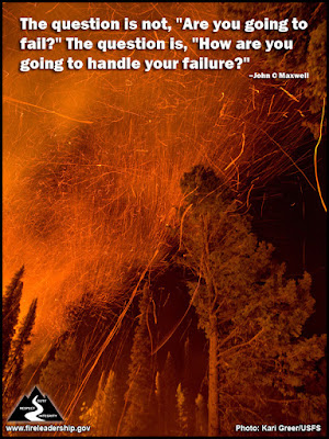 The question is not, "Are you going to fail?" The question is, "How are you going to handle your failure?" –John C Maxwell