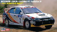 Hasegawa 1/24 MITSUBISHI LANCER (CARISMA GT) Evolution IV '1997 Acropolis Rally' (20593) English Color Guide & Paint Conversion Chart