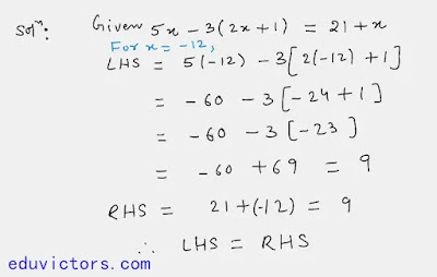 CBSE Class 8 Maths - Linear Equations In One Variable (Q and A) (#eduvictors)(#class8Maths)