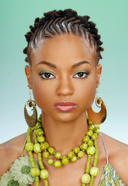 natural updo hairstyles for black women. Unique Natural Hairstyle with