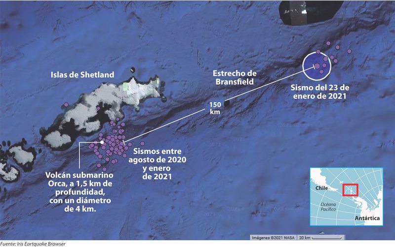 Volcán submarino Orca