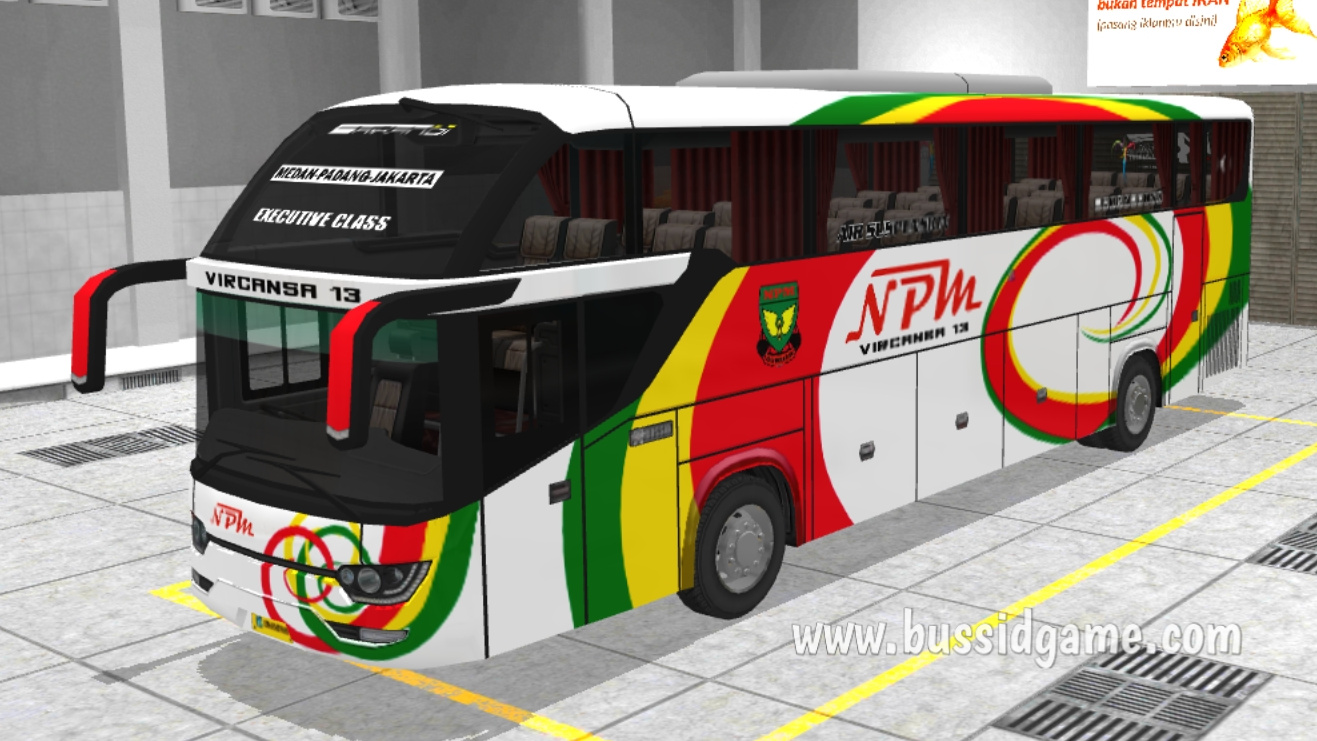 Koleksi Livery Bus Srikandi SHD BUSSID v3.1 - Gudang Livery, Skin Dan Mod Bus Simulator Indonesia