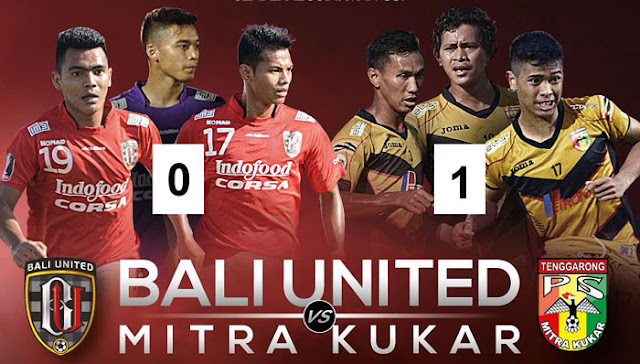 Bali Unit kalah 0 -1 di kandang sendiri dari Mitra Kukar