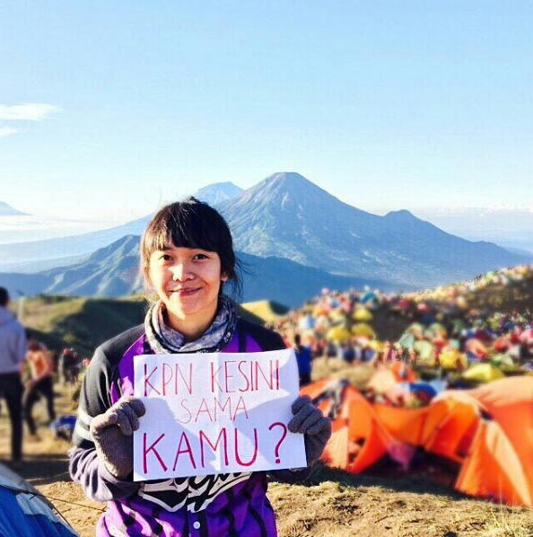 Ini Isi Pesan Pendaki di  Atas  Gunung  pendakiceria com