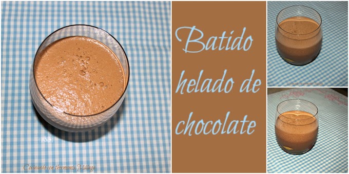 Batido helado de chocolate