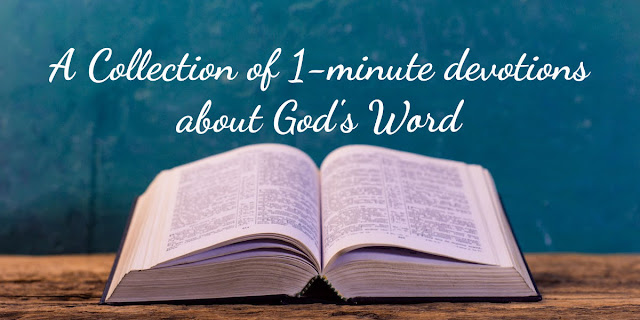 This collection of more than 70 one-minute devotions  offers different insights into God's Word. Great for your daily devotions.