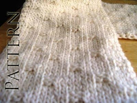 2. Free Pattern - Sugar Cubes Knit Scarflette