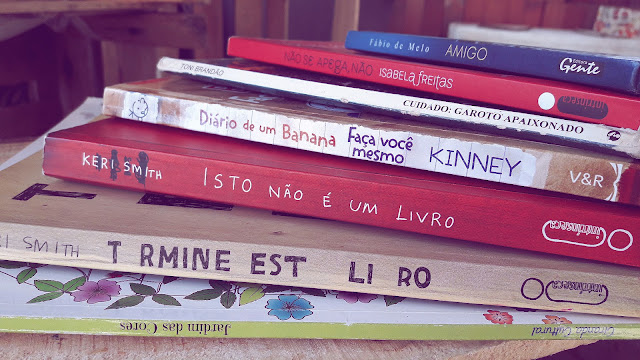 Minha mini coleção de livros