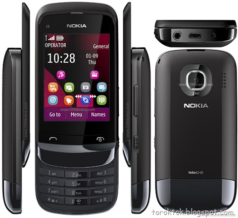 Nokia C2-02 Harga Spesifikasi