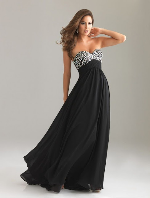 black prom dress