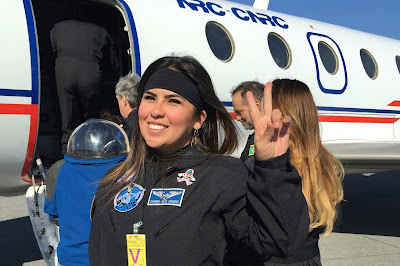 Astronauta Carmen Félix experiencia