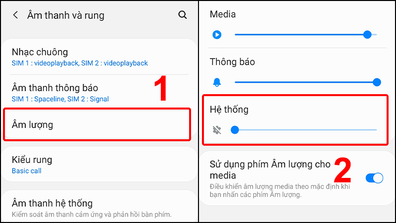 Tắt âm thanh hệ thống