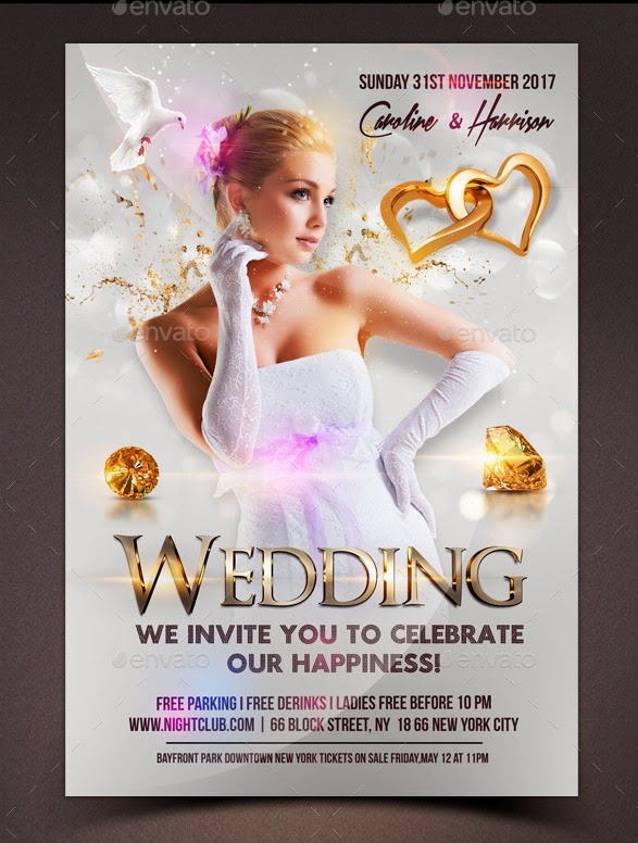 Wedding Event Flyer Template