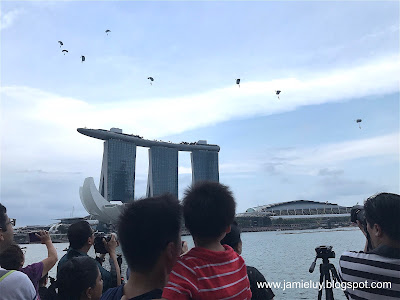 Singapore National Day Parade Parachutes