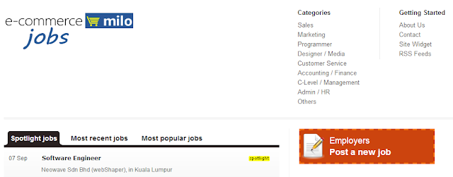 ecommerce.milo job board