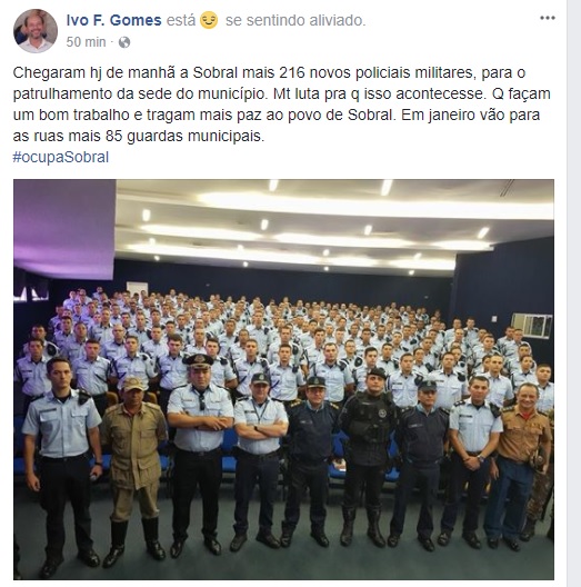 216 NOVOS POLICIAIS MILITARES EM SOBRAL