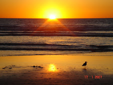 Sun Set in Mission Beach, San Diego